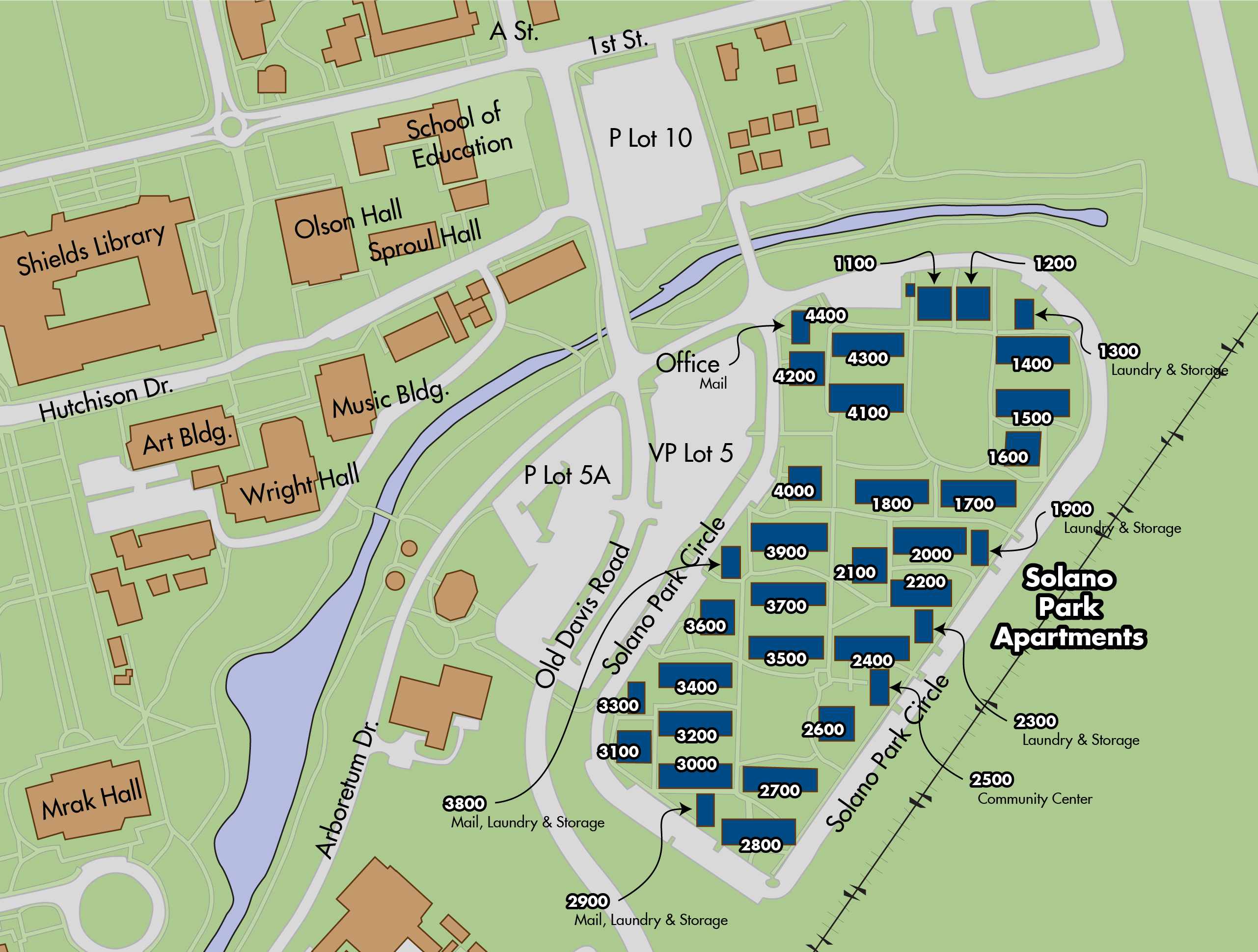 Maps | UC Davis Student Housing and Dining Services