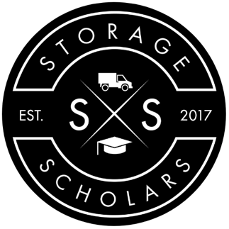 Logo that says storage scholars est. 2017
