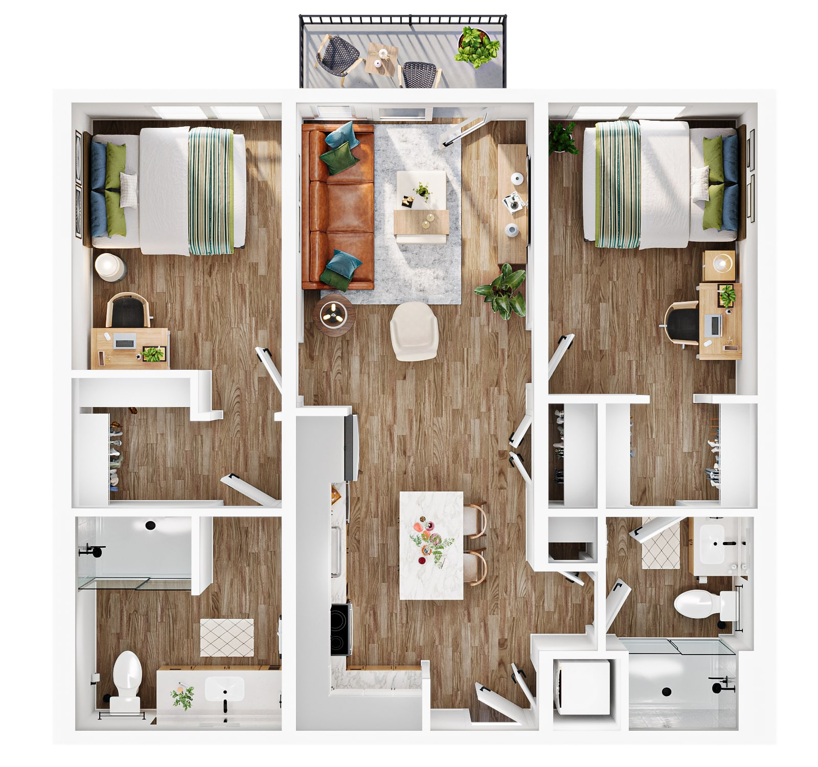 ANOVA Aggie Square, 2 Bedroom, 2 Bathroom Flat (D3)