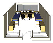 Graphic: Double occupancy 3-D room rendering