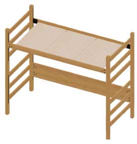 Lofted Bed