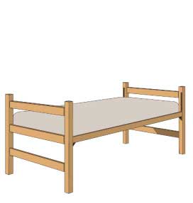 Standard Single Bed