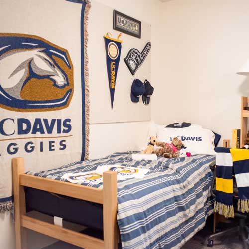 An Aggie bedroom